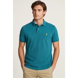 Polo Ralph Lauren Shirt Mens XL 100% Cotton Teal